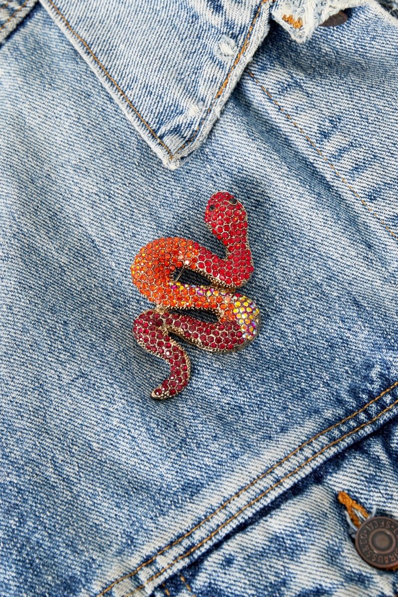 Slang Broche - 2 kleurenRojaluxe