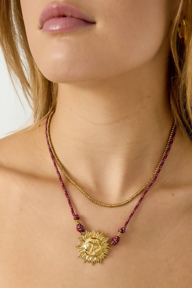 Solar Spirit Rope NecklaceRojaluxe
