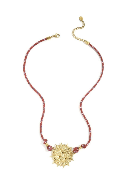 Solar Spirit Rope NecklaceRojaluxe