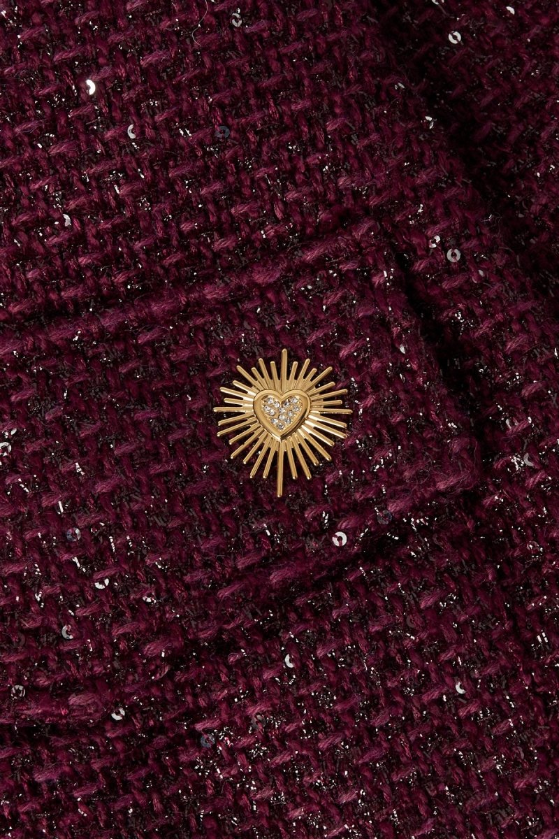 Sparkling Heartburst Broche - 2 kleurenRojaluxe