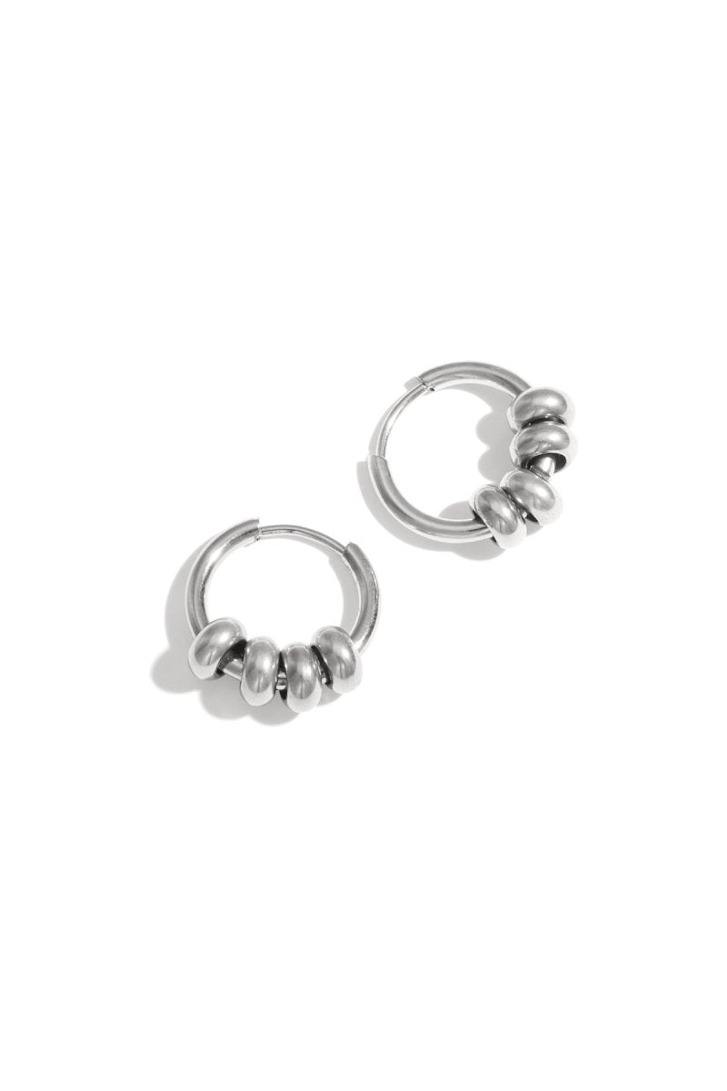 Stacked Bead Hoops - 2 kleurenRojaluxe
