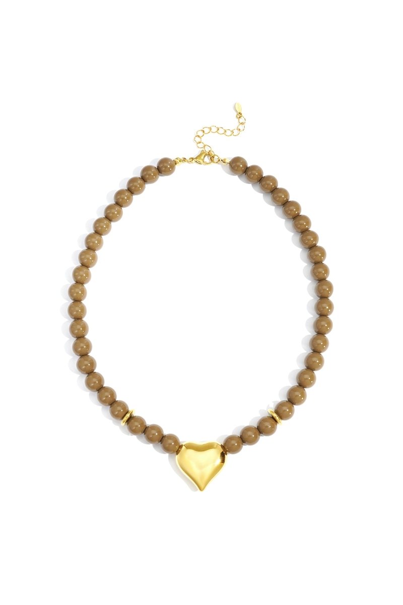 Statement Heart Necklace - 2 kleurenRojaluxe