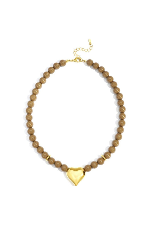 Statement Heart Necklace - 2 kleurenRojaluxe