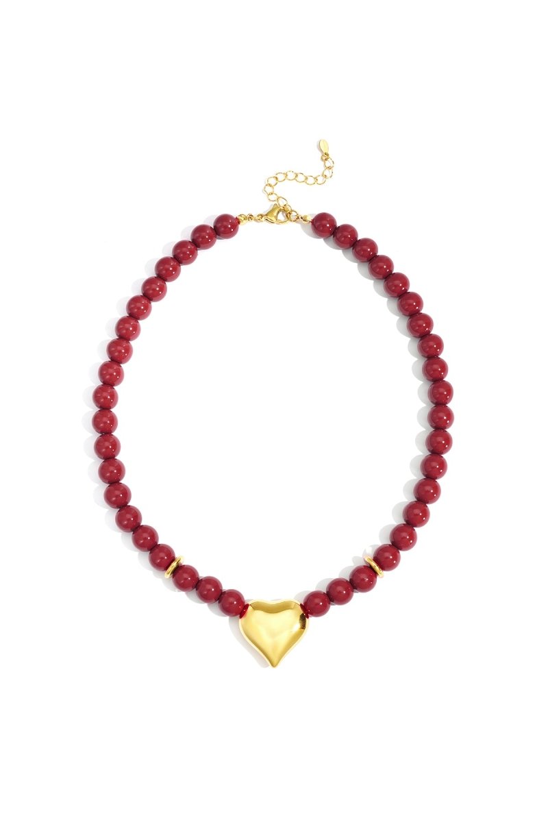 Statement Heart Necklace - 2 kleurenRojaluxe
