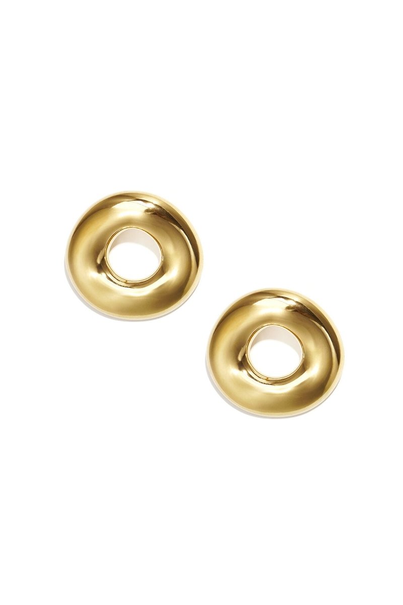 Statement oorbellen in donut vormRojaluxe