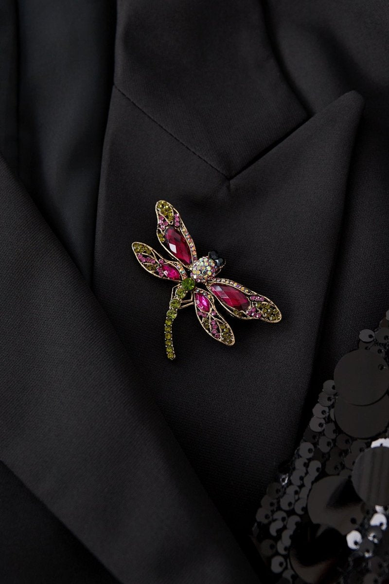 Strass Broche met LibelledesignRojaluxe