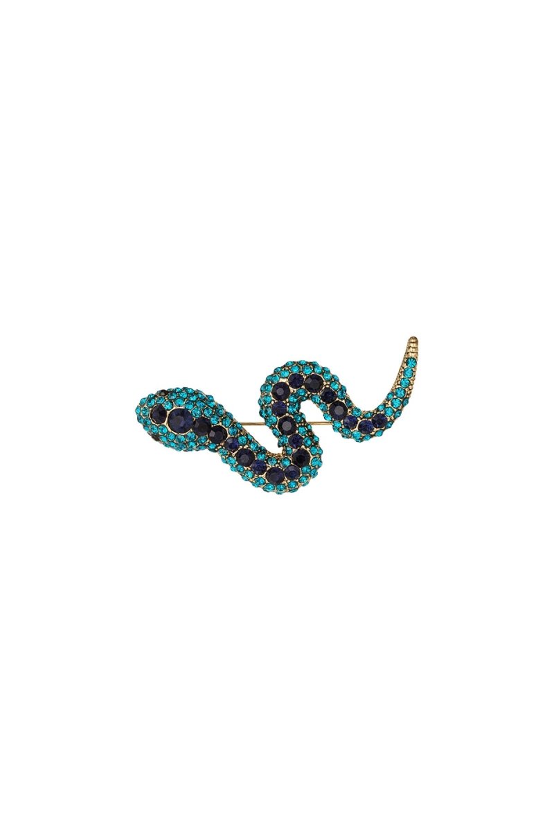 Strass Broche met SlangdesignRojaluxe