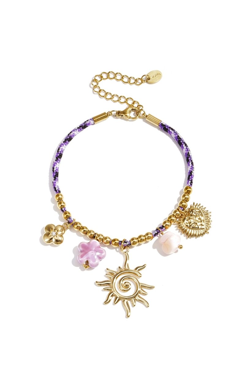 Sunny Charm Rope BraceletRojaluxe