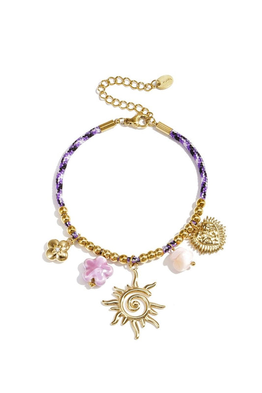 Sunny Charm Rope BraceletRojaluxe