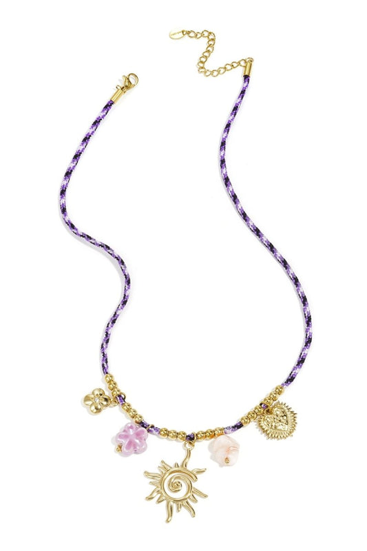 Sunny Charms Rope NecklaceRojaluxe