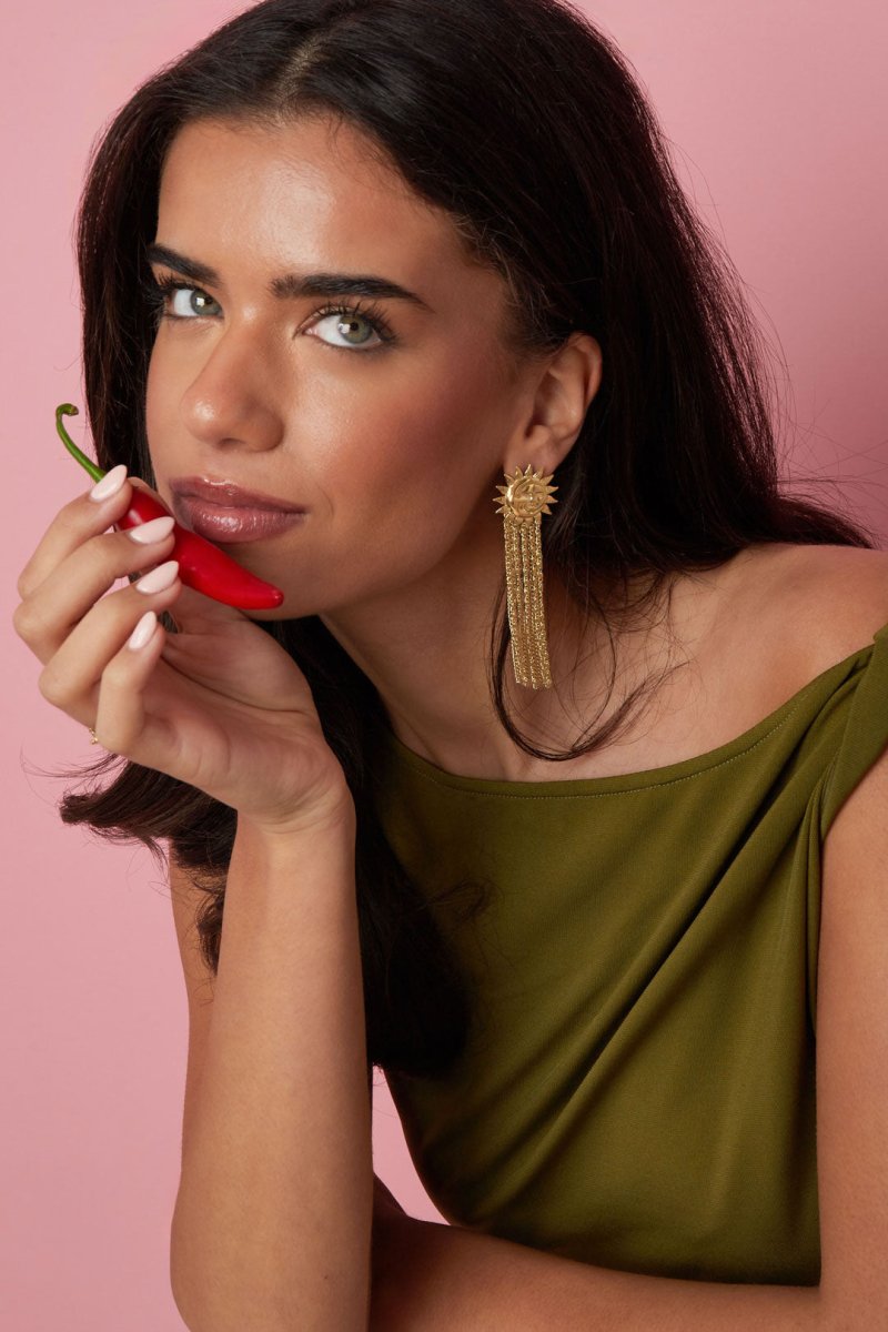 Sunrise Tassel EarringsRojaluxe