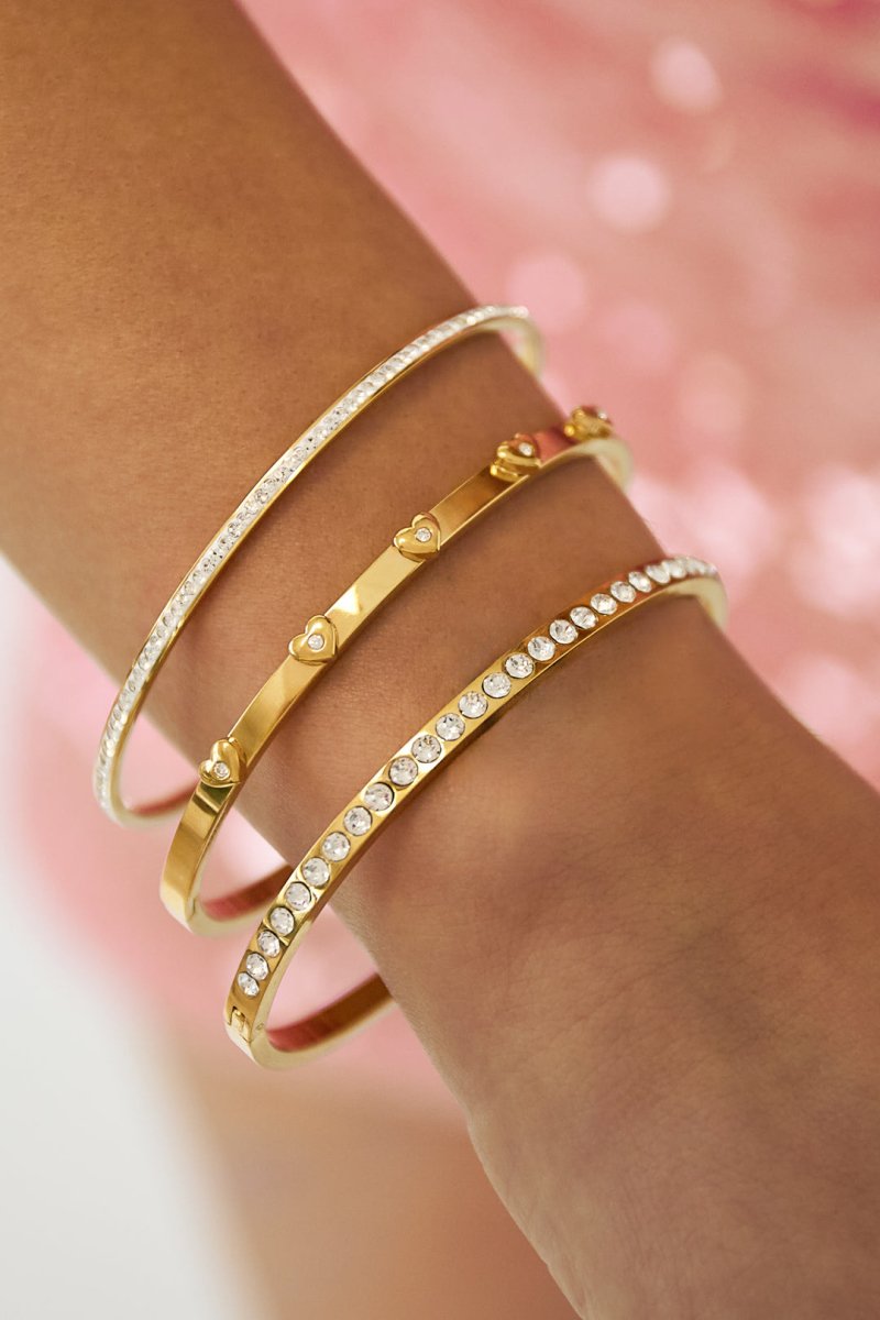 Sweet Heart Bangle - 2 kleurenRojaluxe