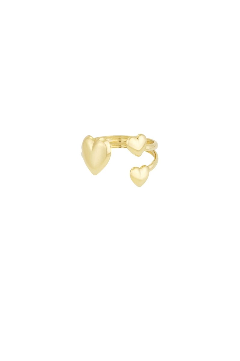 Trio Heartbeat Ring - 2 kleurenRojaluxe