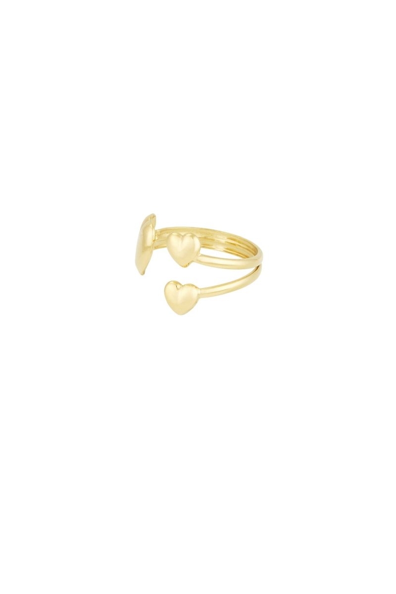 Trio Heartbeat Ring - 2 kleurenRojaluxe