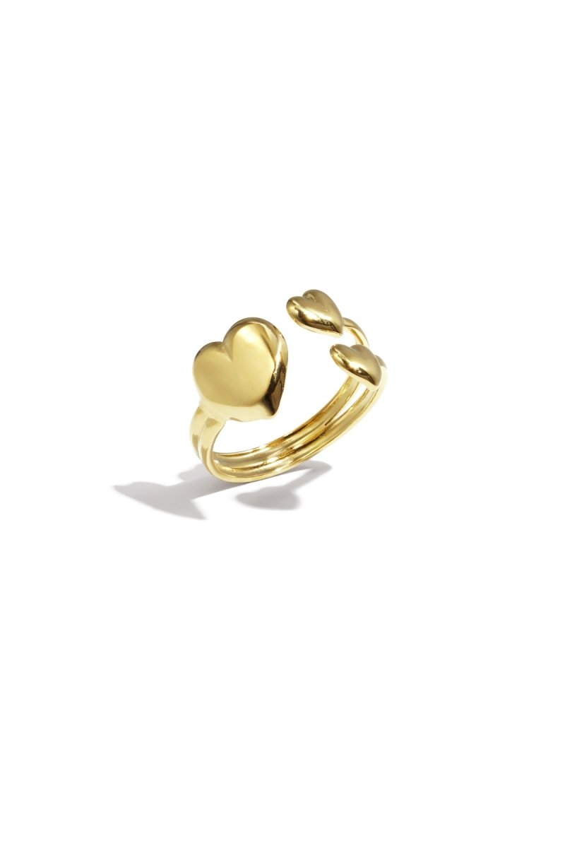 Triple the Love ring - 2 kleurenRojaluxe