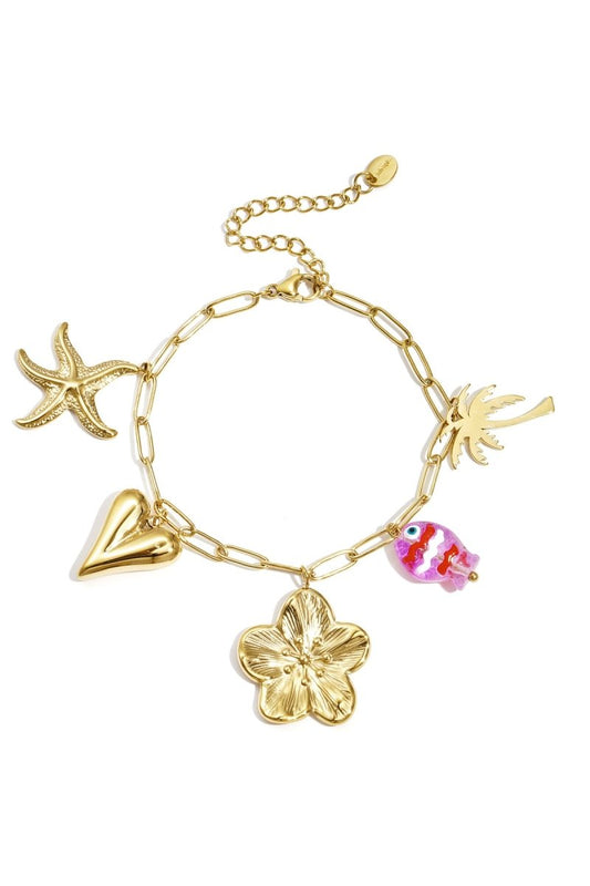 Tropical Treasure Charm BraceletRojaluxe
