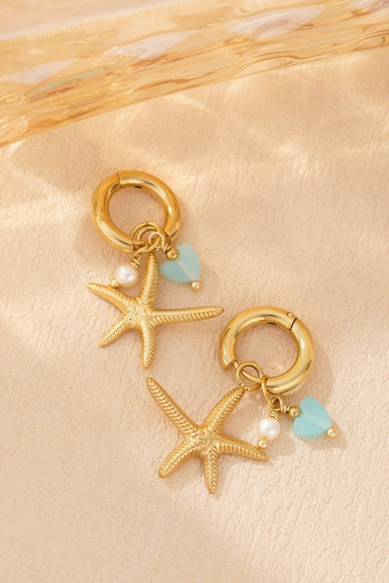 Zeester Dangle OorbellenRojaluxe