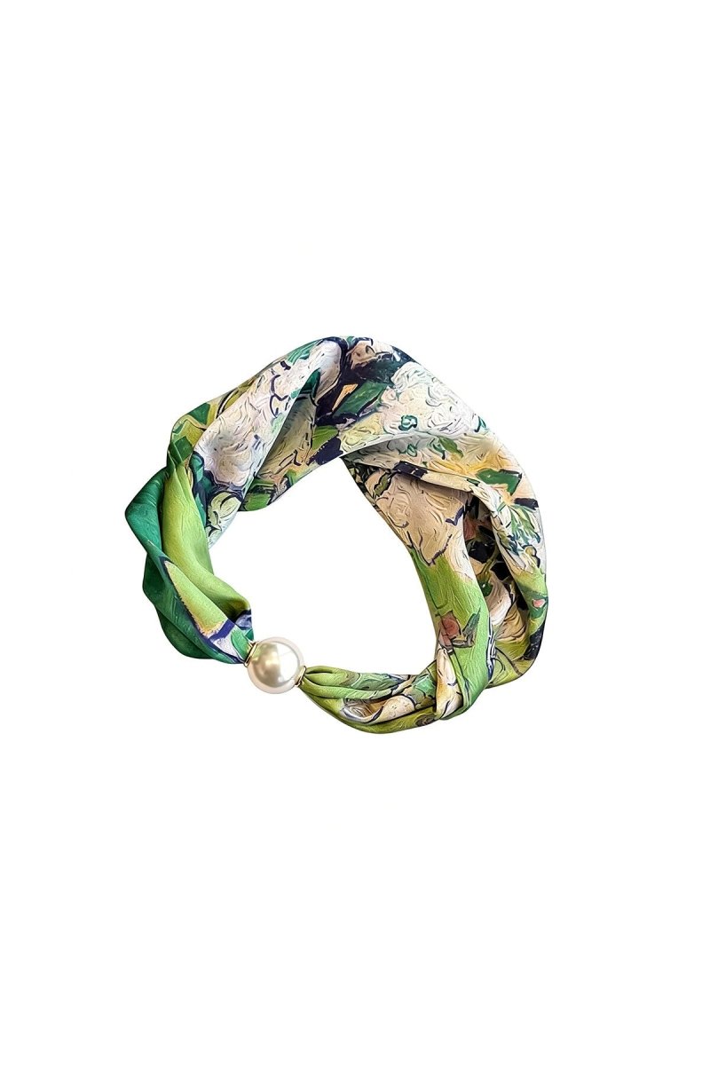 Zomersjaals met bloemenprint, casual, polyester, dagelijkse accessoiresRojaluxe
