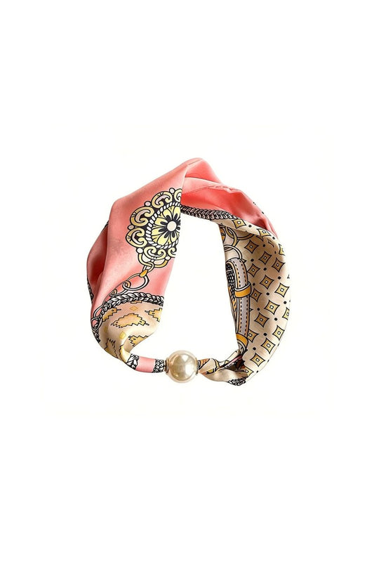 Zomersjaals met bloemenprint, casual, polyester, dagelijkse accessoiresRojaluxe