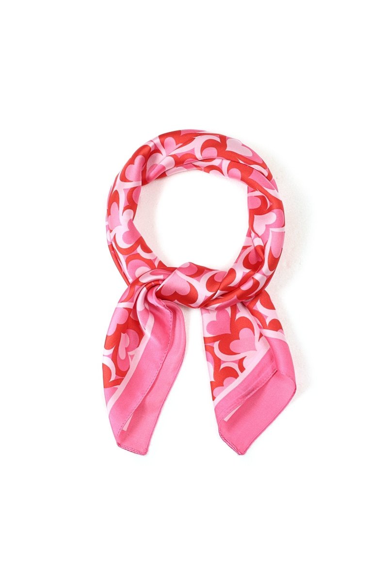 Zomersjaals met hartjesmotief, casual, polyester, dagelijkse accessoiresRojaluxe
