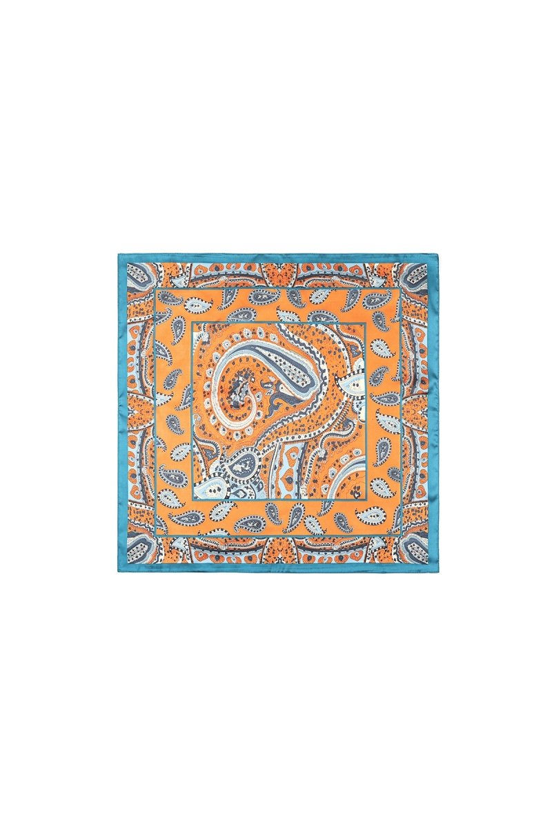 Zomersjaals met paisley-patroon, klassiek polyester, dagelijkse accessoiresRojaluxe