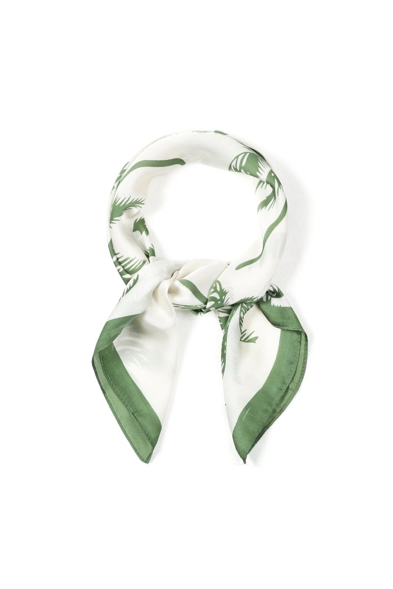 Zomersjaals met plantenmotief, casual, polyester, vakantie-/strandaccessoiresRojaluxe