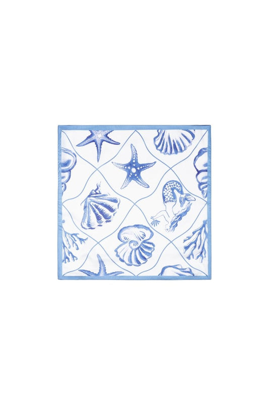 Zomersjaals met schildpadmotief, vakantieprint, polyester, vakantie-/strandaccessoiresRojaluxe
